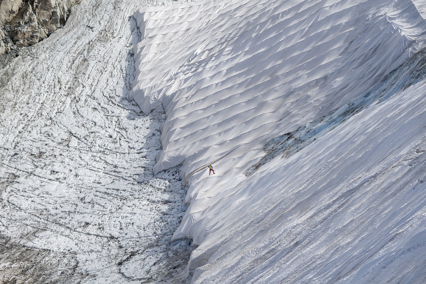 Sul ghiacciaio Presena si parla di cambiamento climatico