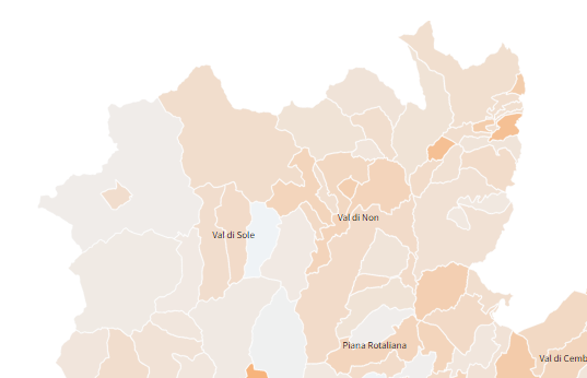 Covid19: ieri 5 nuovi casi nelle valli di Non e Sole