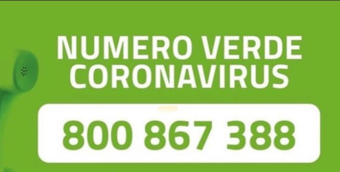 Rinforzato il numero verde Covid