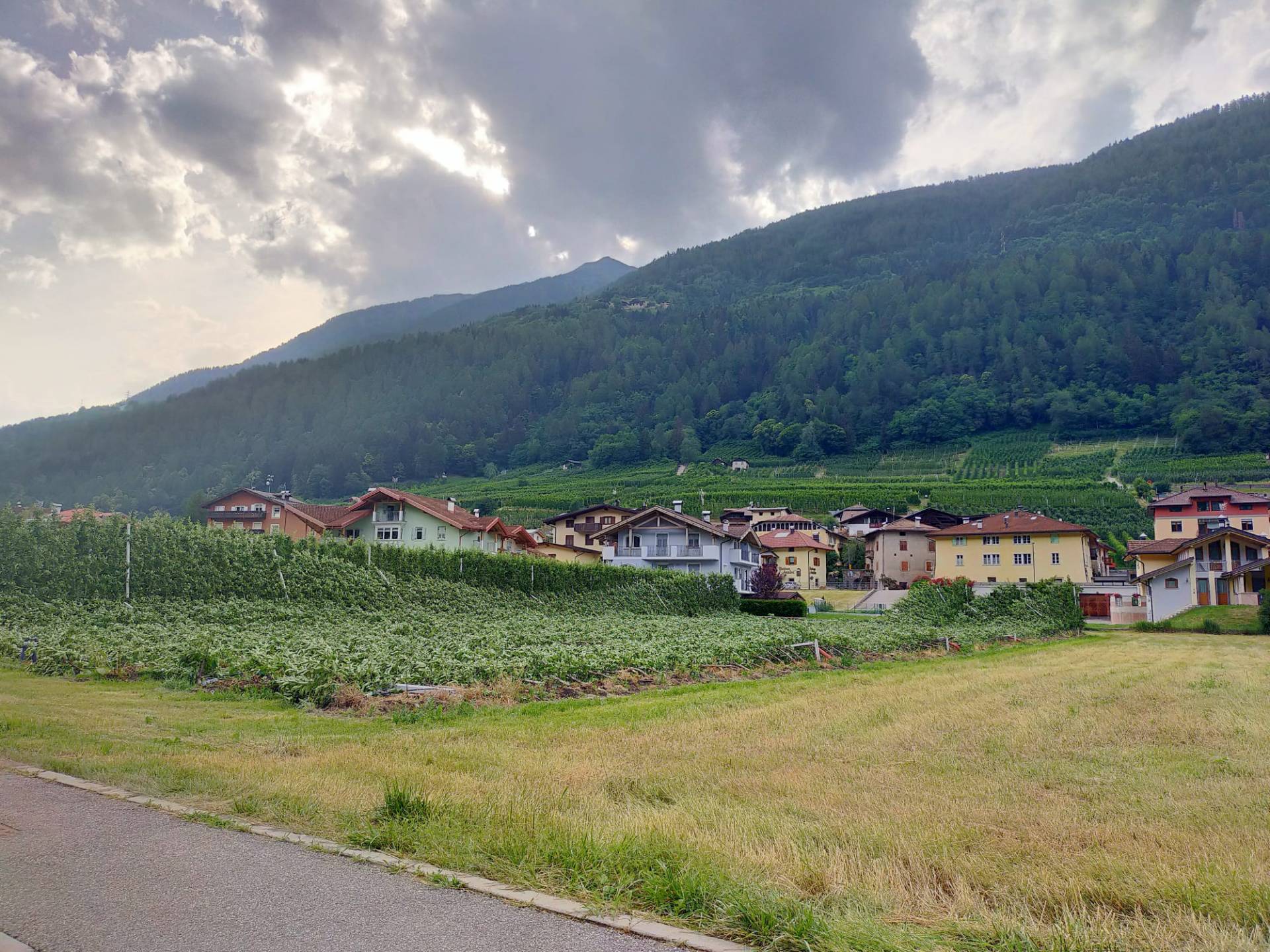 Vento e grandine nelle valli