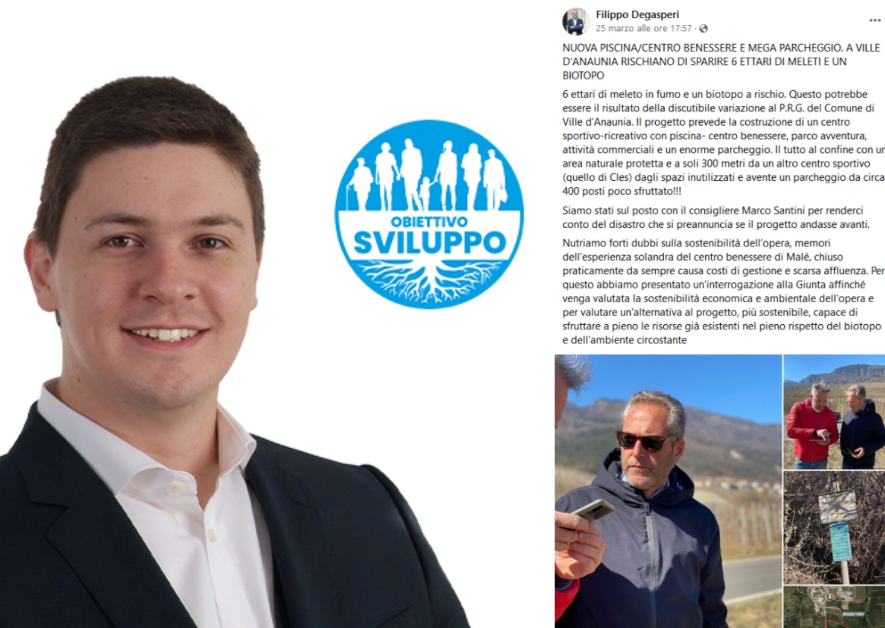 Ville d"Anaunia, «Il progetto valorizzer&agrave;  il biotopo»