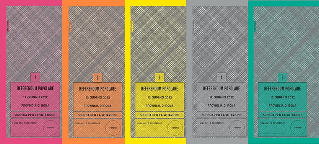 12 giugno: si vota per cinque referendum