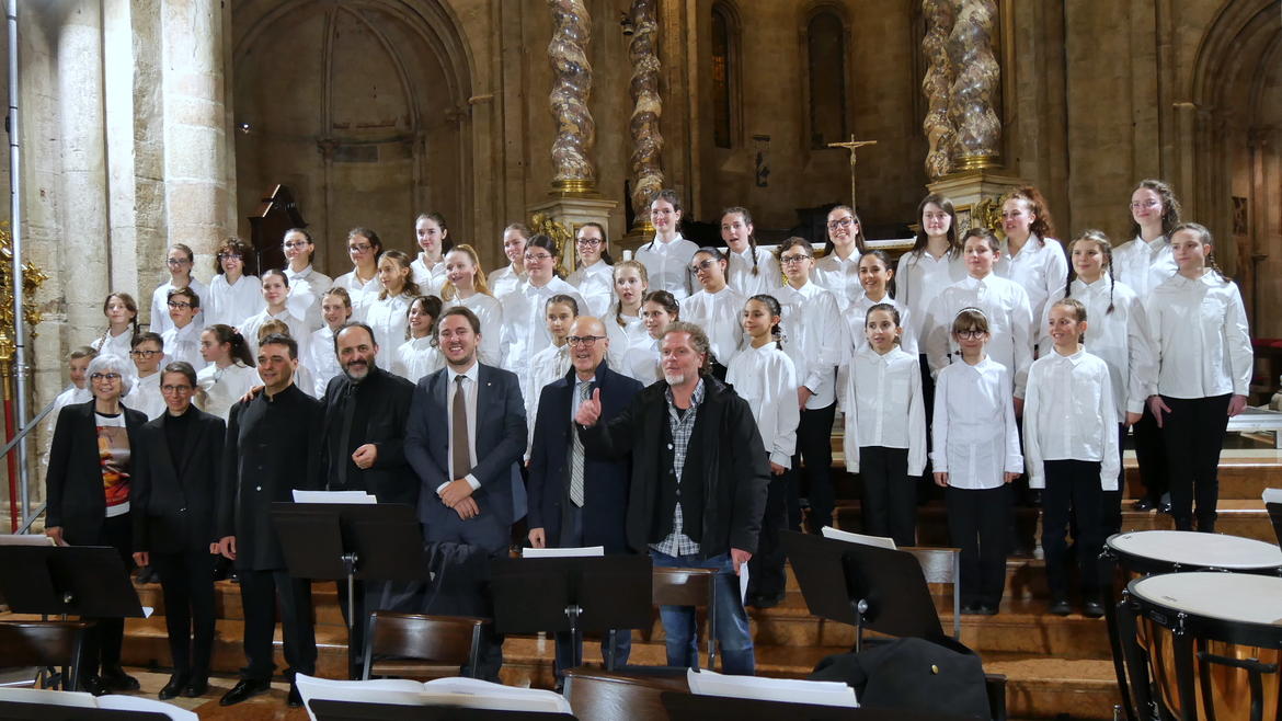 Alla Missa Sancti Vigilii con i giovani coristi solandri