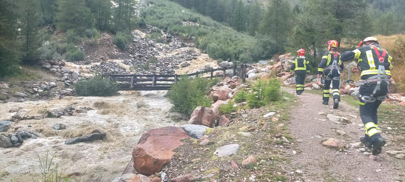 Forte maltempo in alta Val di Sole