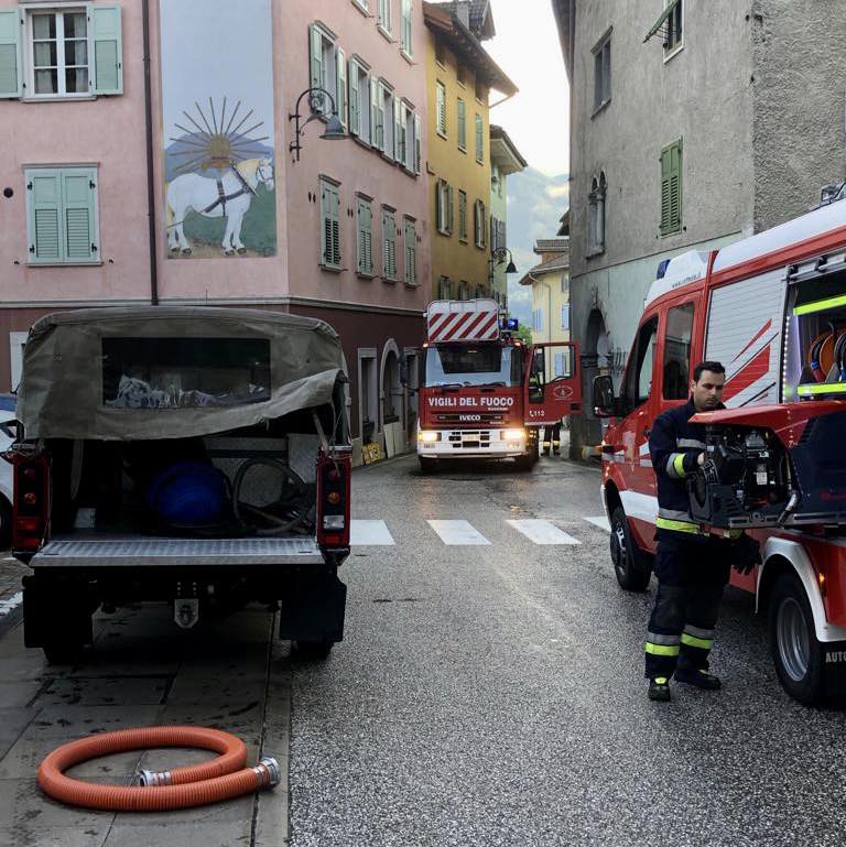Temporale intenso, allagamenti a Mal&eacute;
