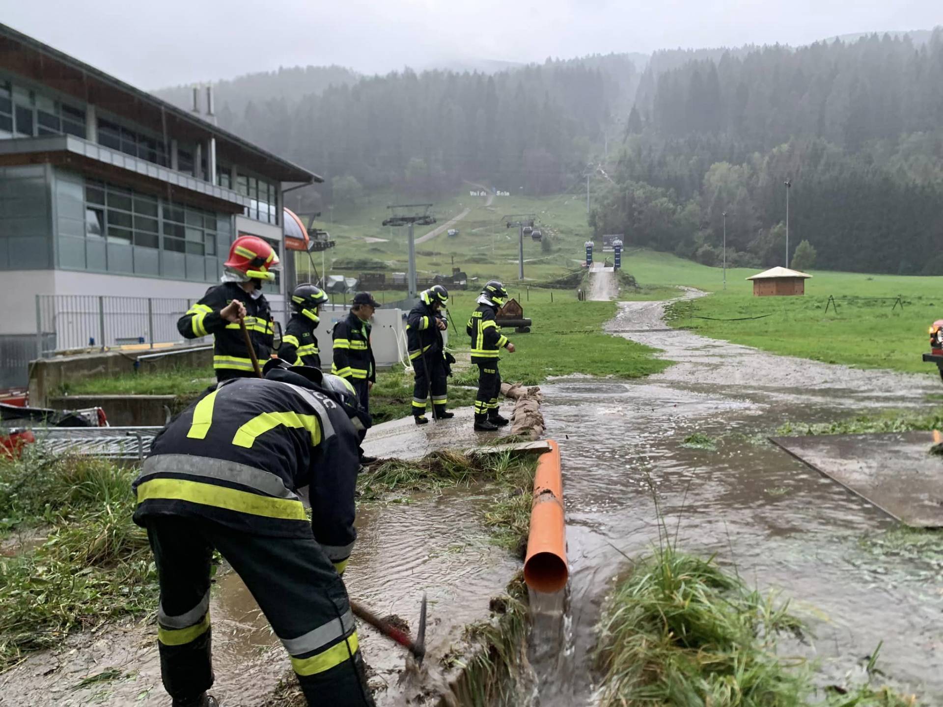 Allagamenti a Daolasa, intervengono i pompieri