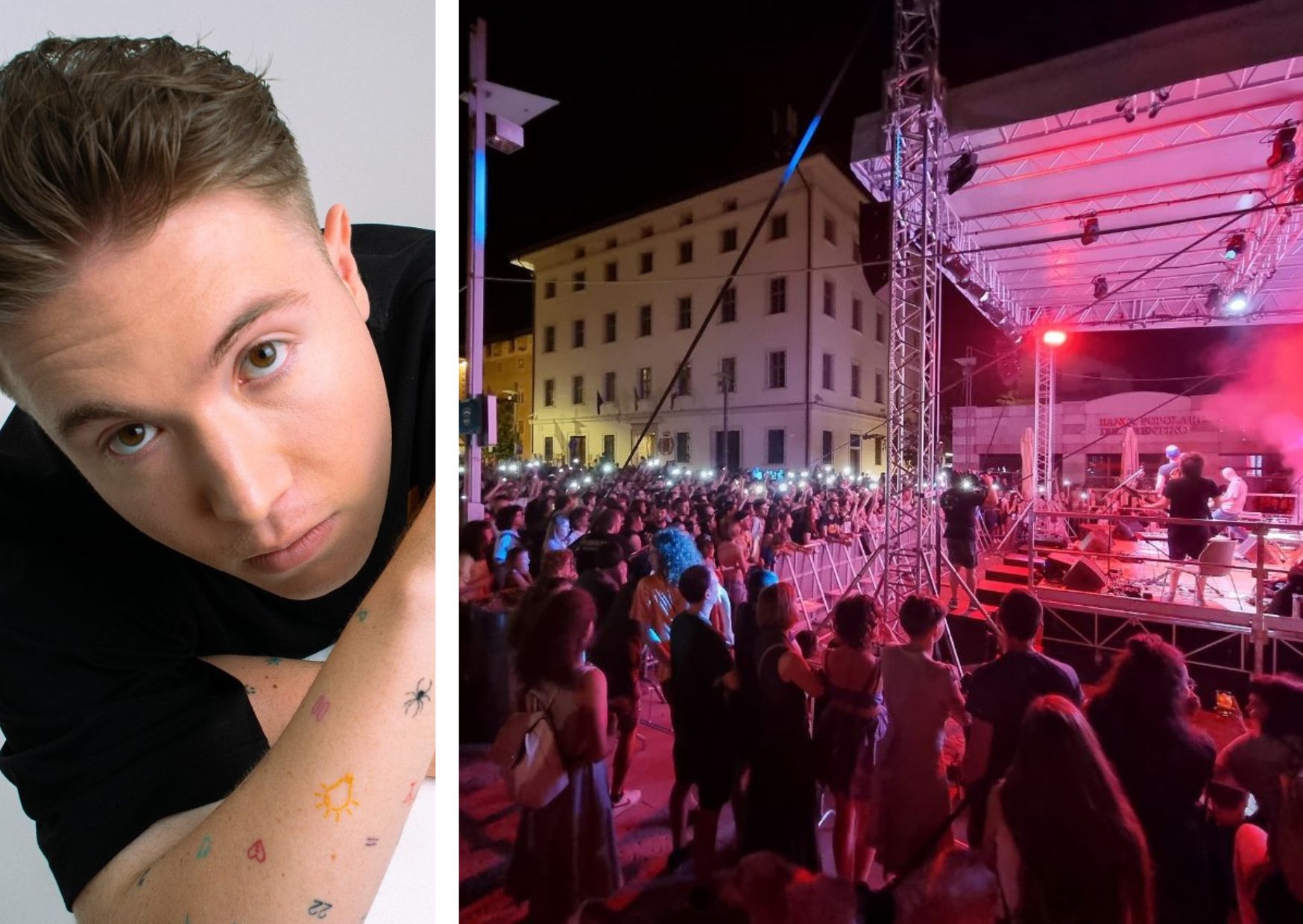 Alfa in concerto a Cles