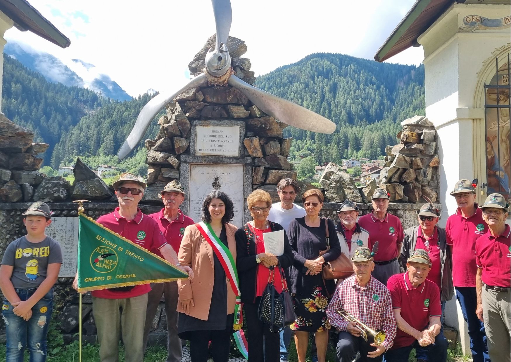 Ossana ricorda le vittime del monte Giner