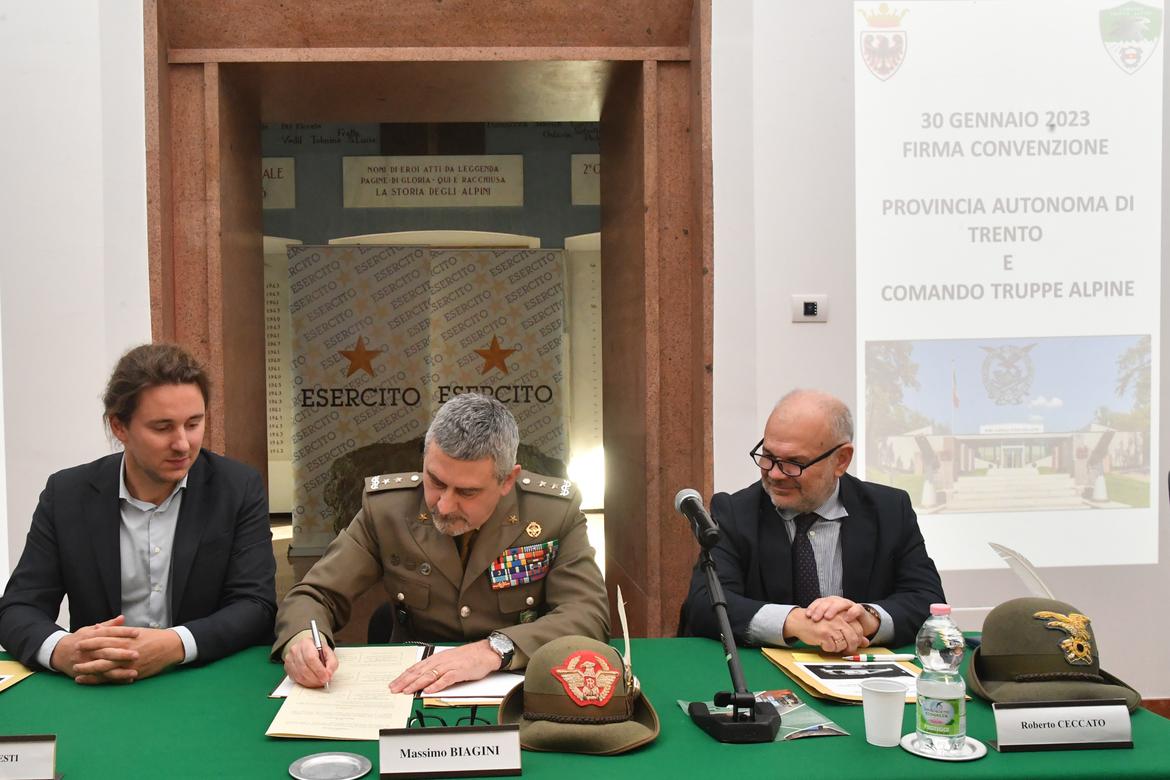 Museo degli Alpini di Trento e scuole trentine: firmata la convenzione