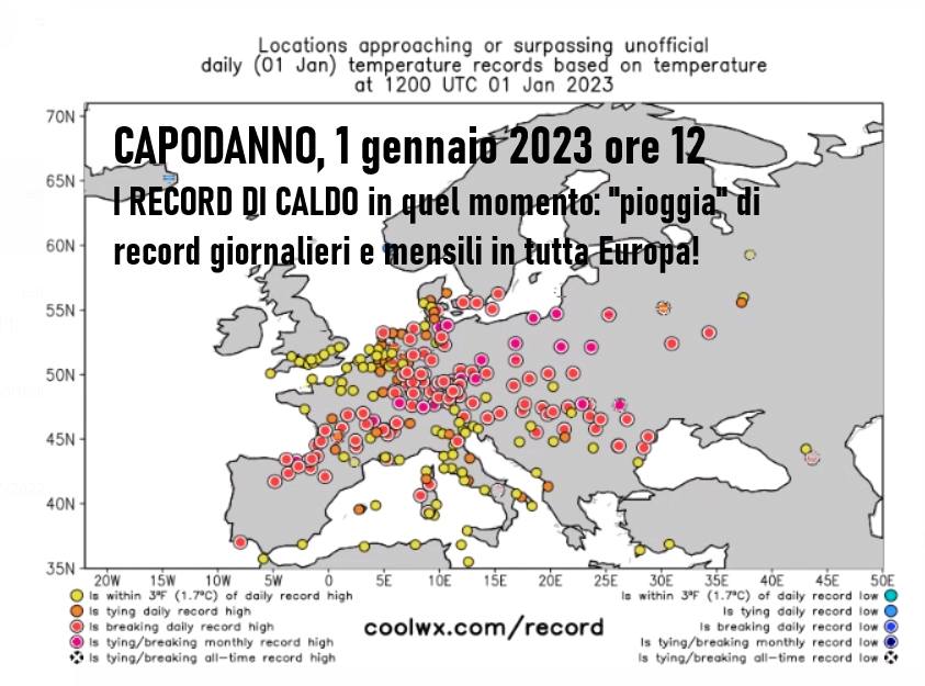Meteo di gennaio, &egrave; gi&agrave;  caldo record