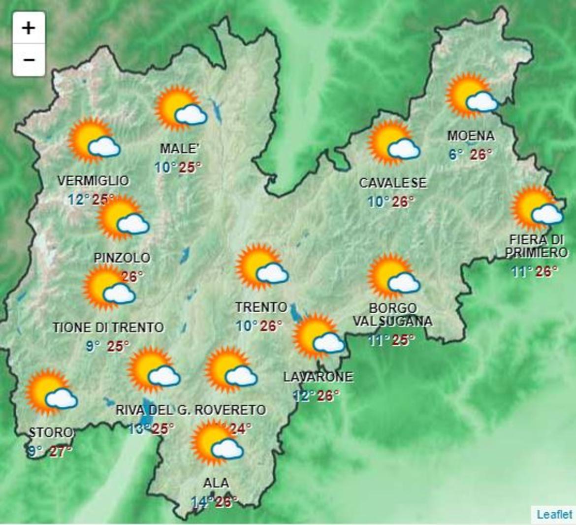 Ottobrata anche in Trentino