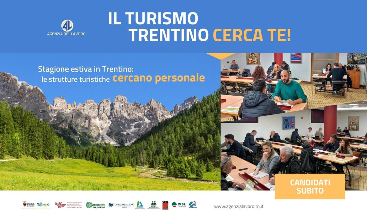 Turismo trentino, aperte le candidature