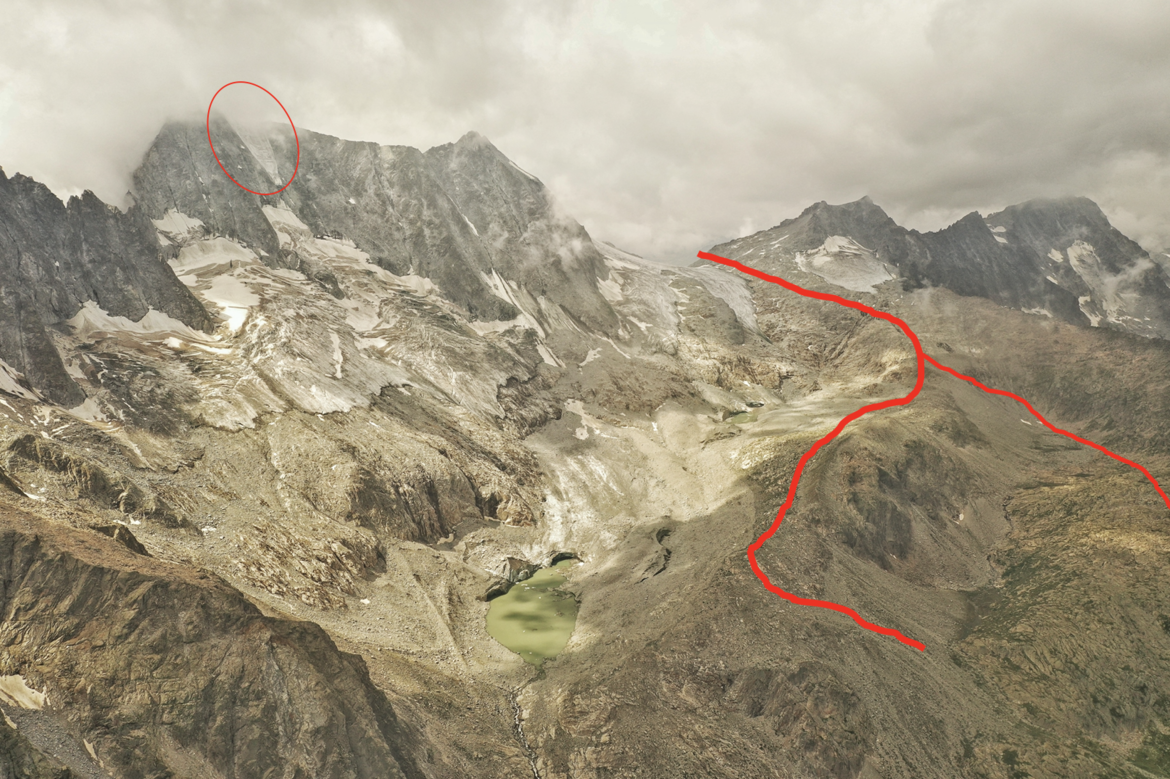 Presanella, ghiacciaio in fusione. Invito agli escursionisti a fare attenzione