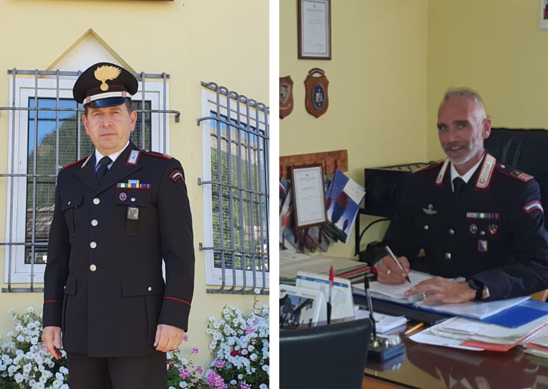 Cogolo e Rabbi, cambio ai vertici delle stazioni Carabinieri 