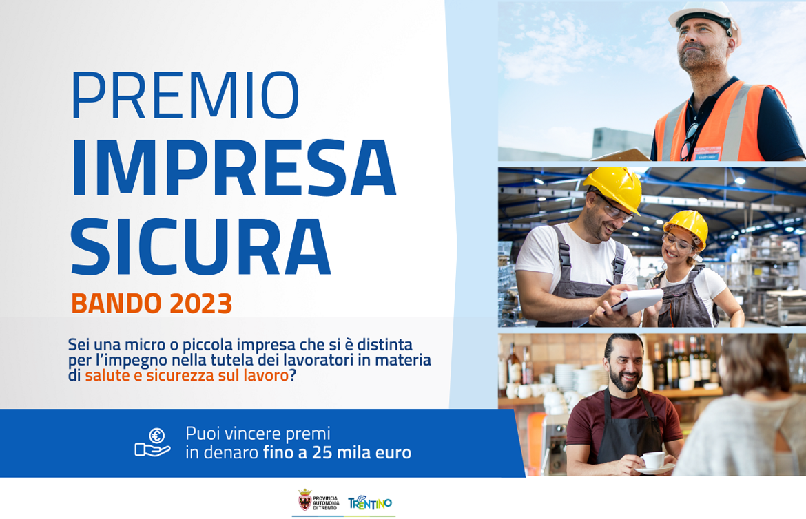 Premio Impresa Sicura 2023: domande fino al 28 luglio