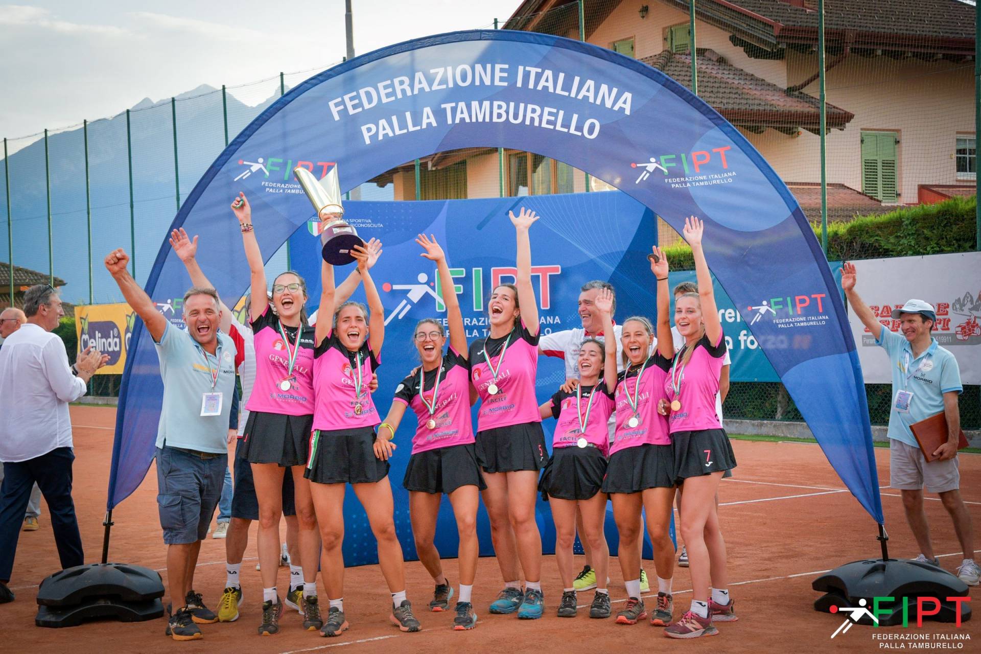 Segno capitale italiana della palla a tamburello