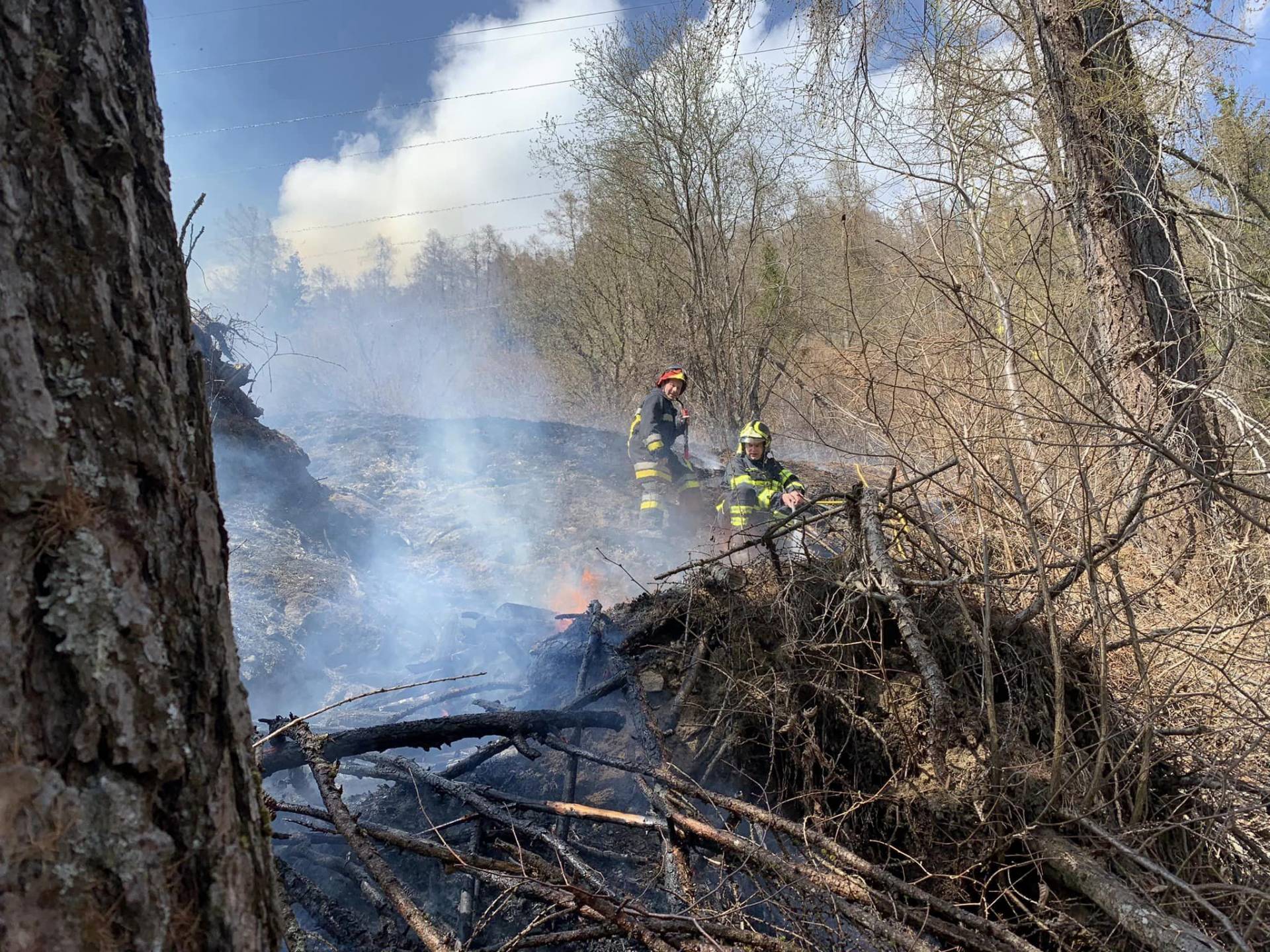 Castellir: incendio domato