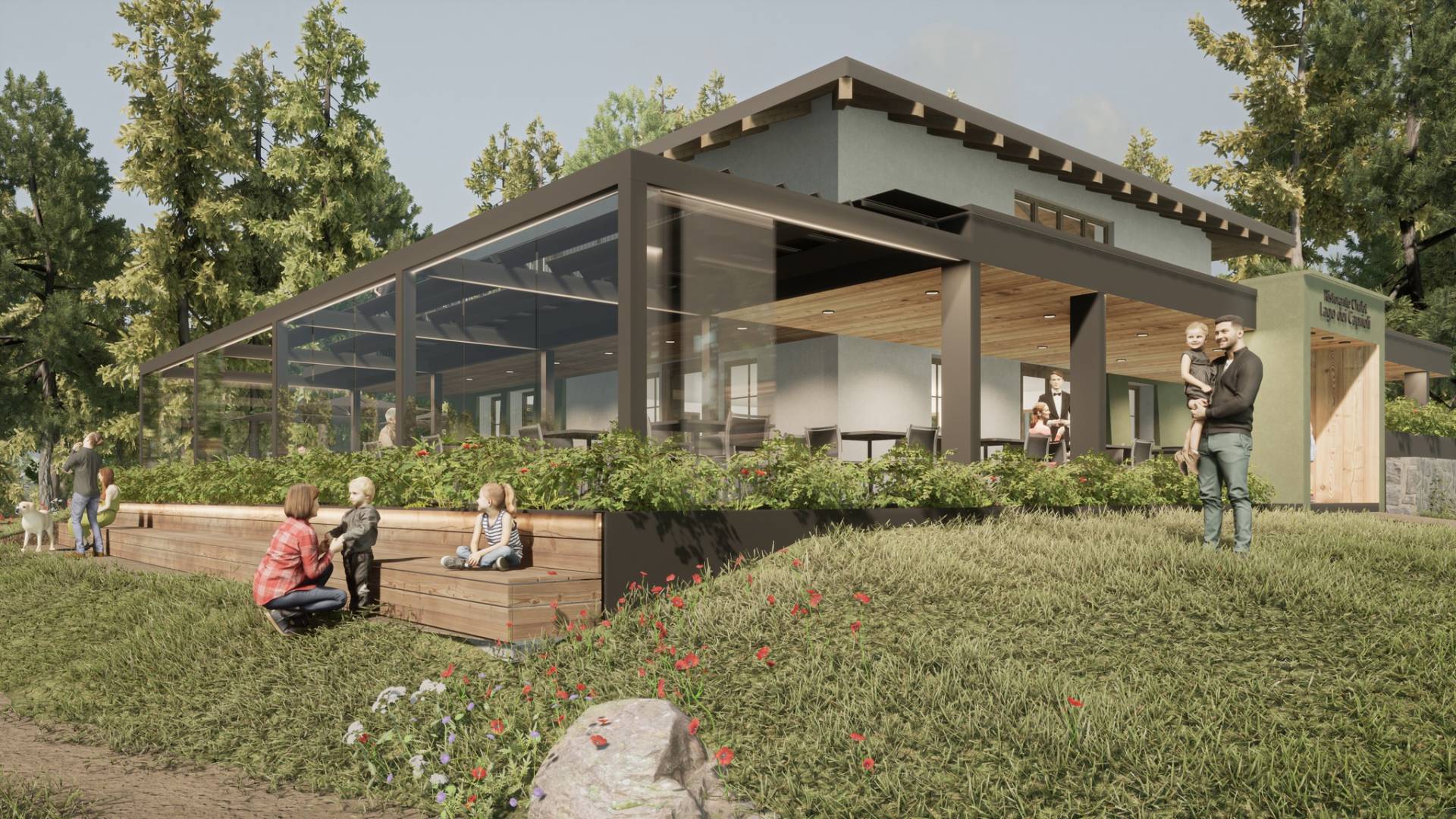 Chalet al Lago dei Caprioli si rif&agrave;  il look