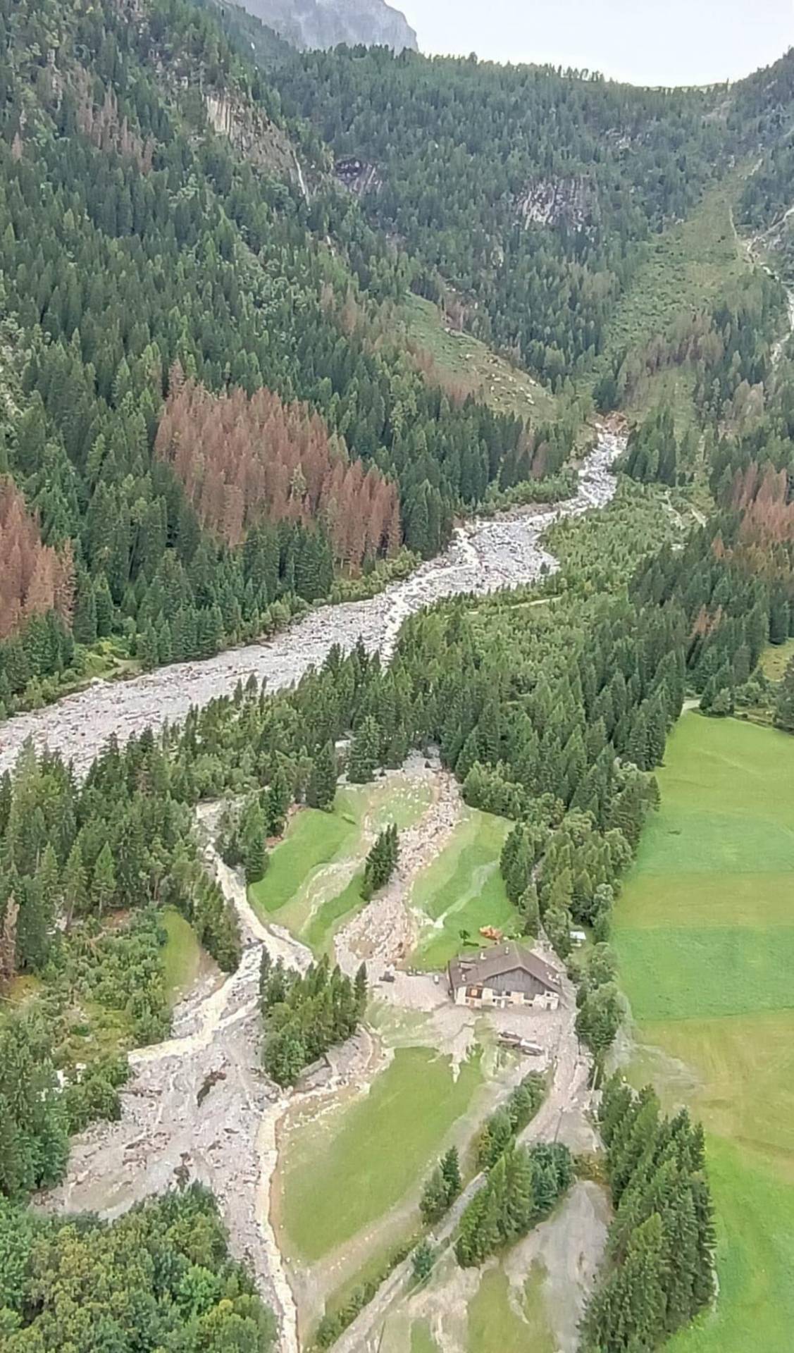 Alta Val di Sole, strade riaperte e situazione torrenti in miglioramento