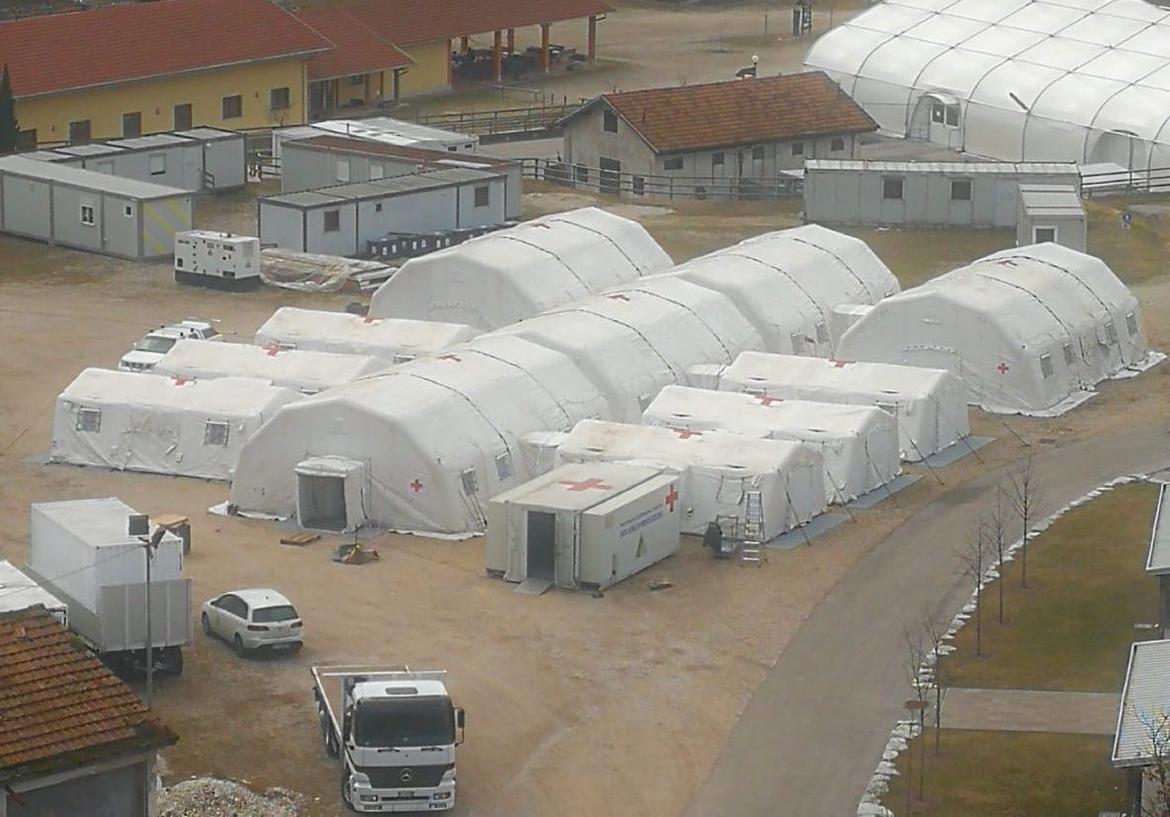 Un ospedale da campo per la Turchia