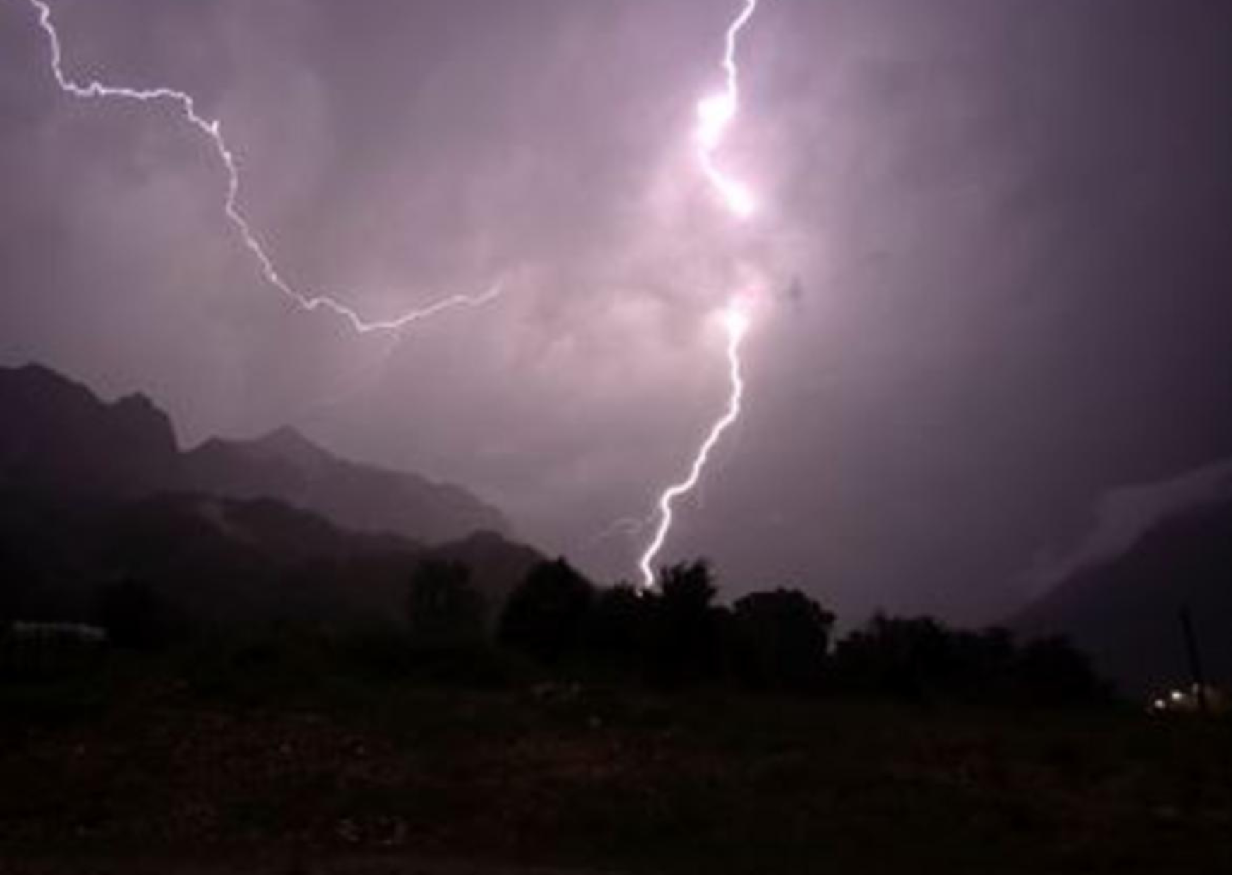 A luglio, record di fulmini: in Trentino sono stati 18.629