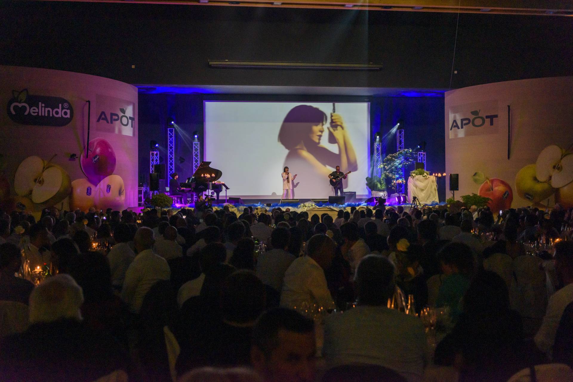 Una cena di gala da record