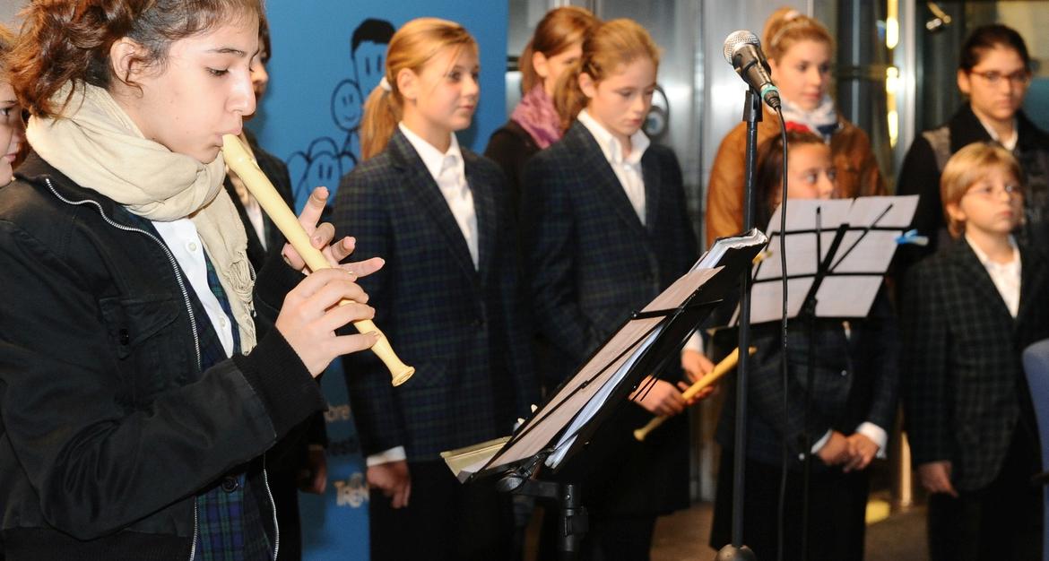 Un percorso musicale alle medie dell"Istituto comprensivo di Fondo Rev&ograve;