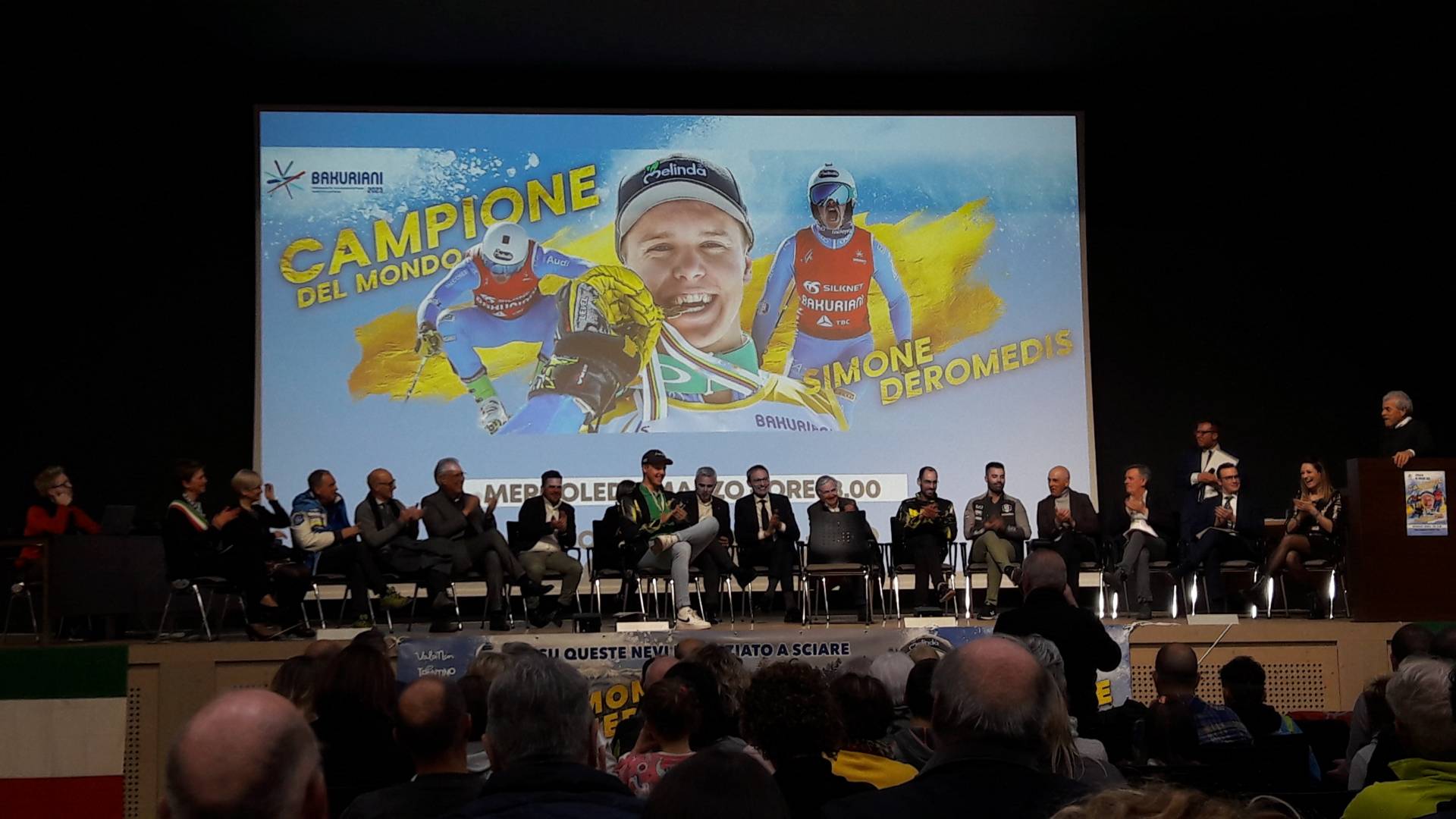Grande festa a Taio per Simone Deromedis oro mondiale