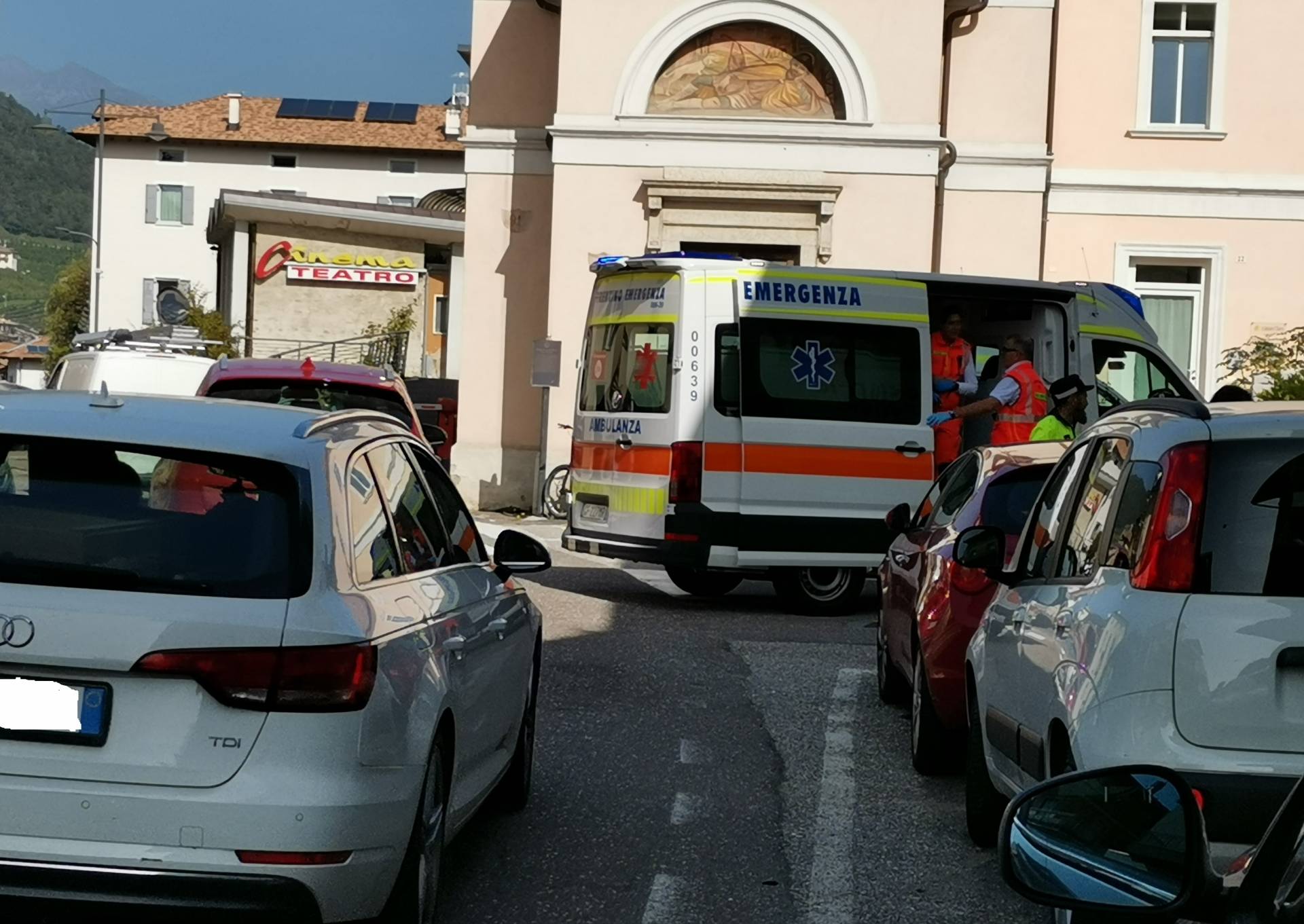Cles, incidente sulla strada
