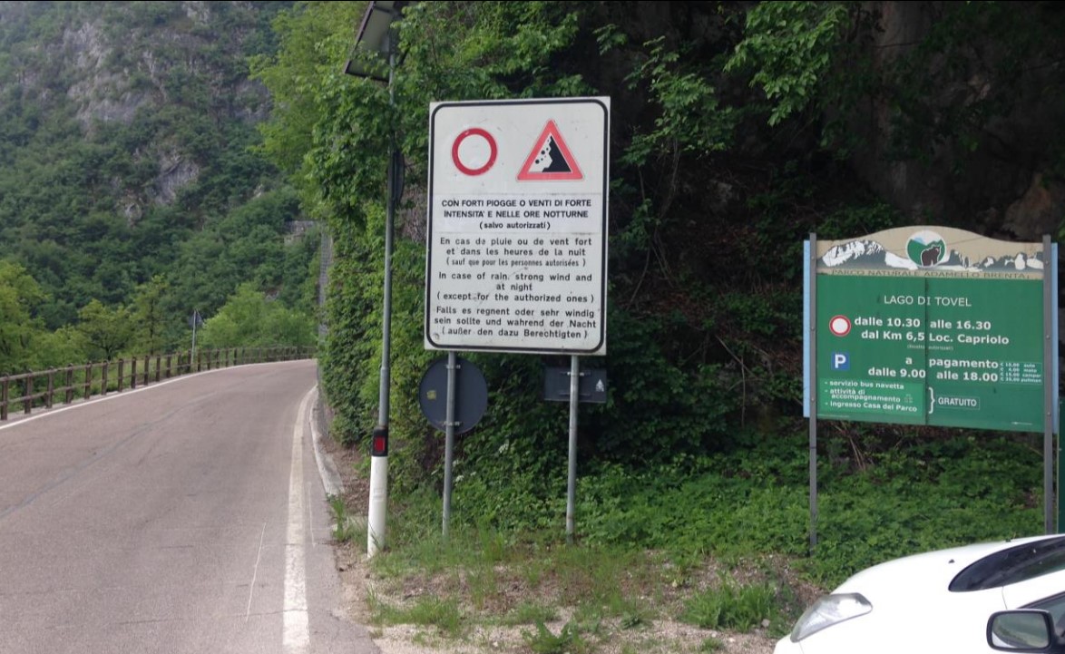 Dissesto idrogeologico, 12 milioni per la messa in sicurezza della strada di Tovel