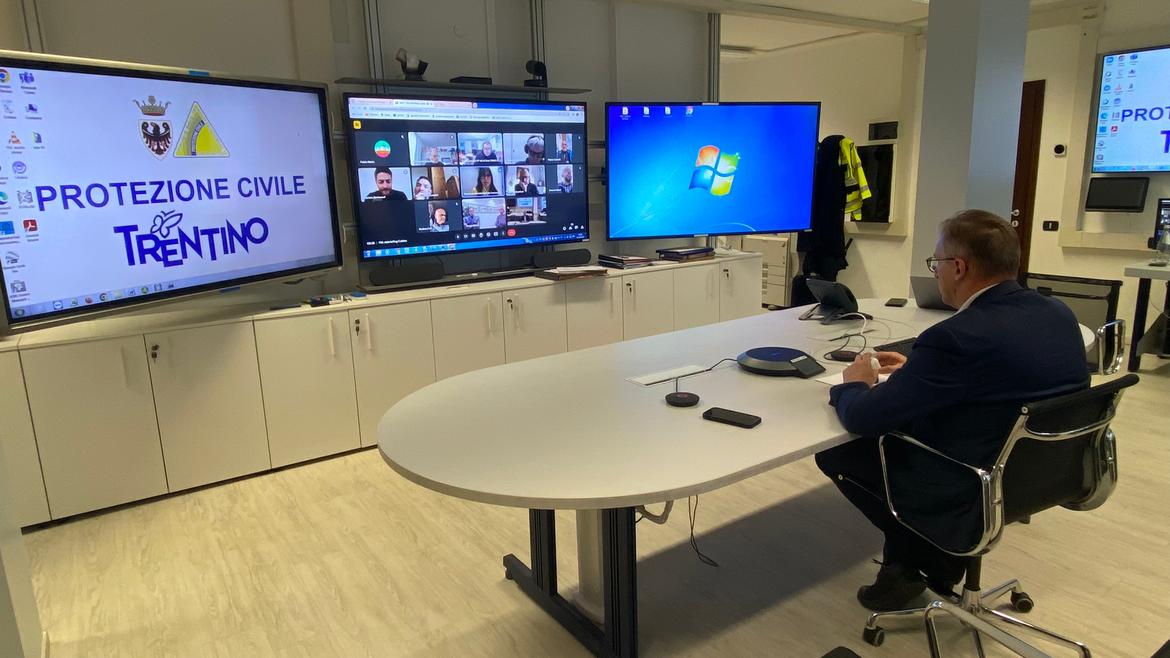 Caldes, versante presidiato dal Corpo forestale