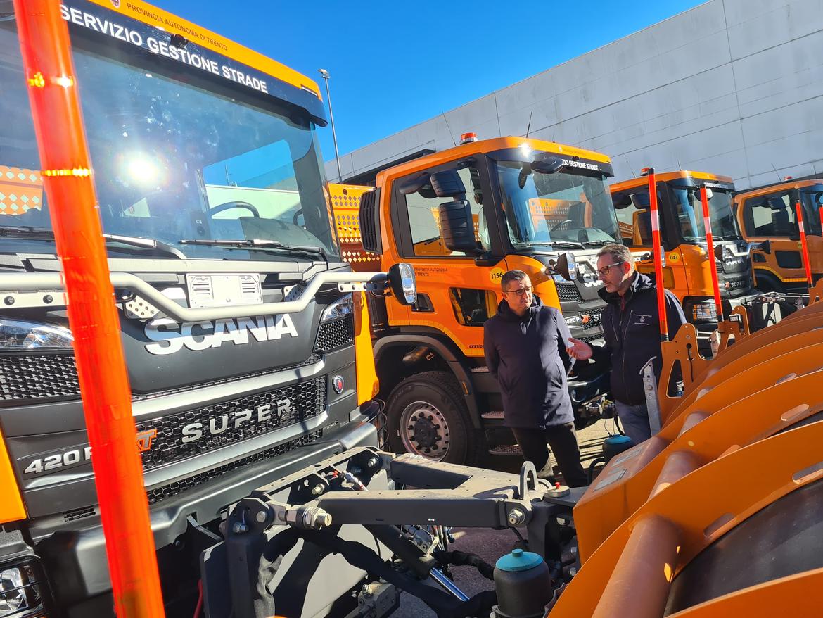 Sicurezza stradale, sensori e palmari per i nuovi mezzi sgombraneve