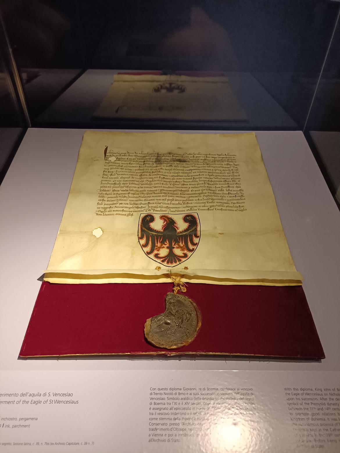 L'aquila di San Venceslao in mostra fino al 26 febbraio