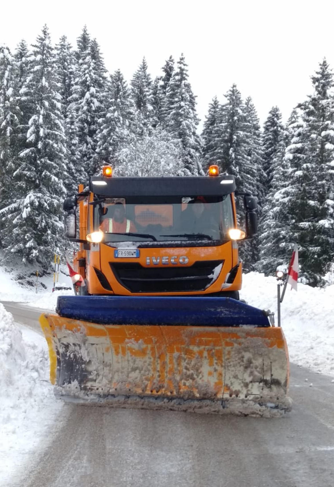 Circolazione regolare sulla viabilità  provinciale, precipitazioni in esaurimento