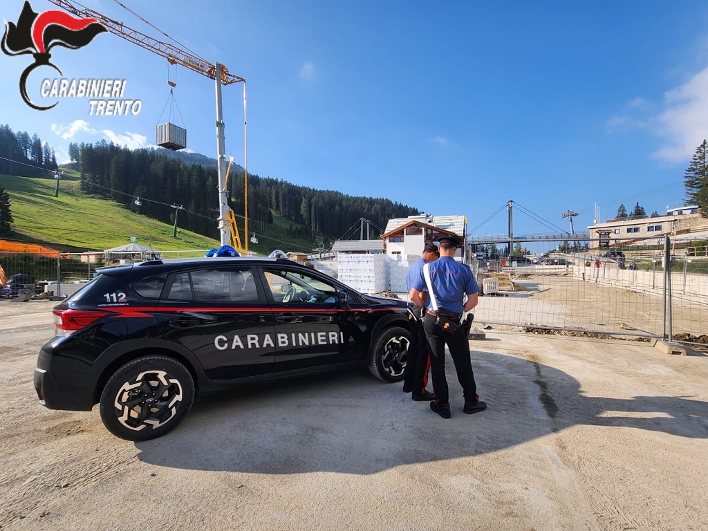 Controlli ai cantieri a Campiglio