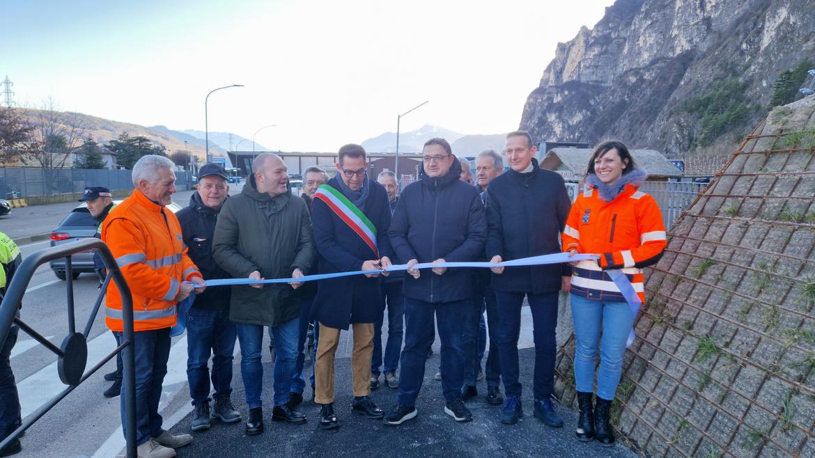Inaugurato il nuovo tratto di ciclopedonale a Mezzolombardo
