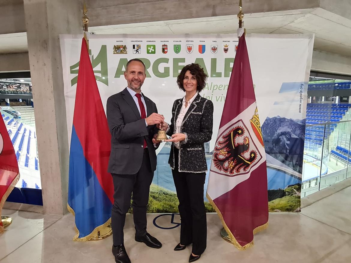 Al Trentino la presidenza di Arge Alp 2024-2025