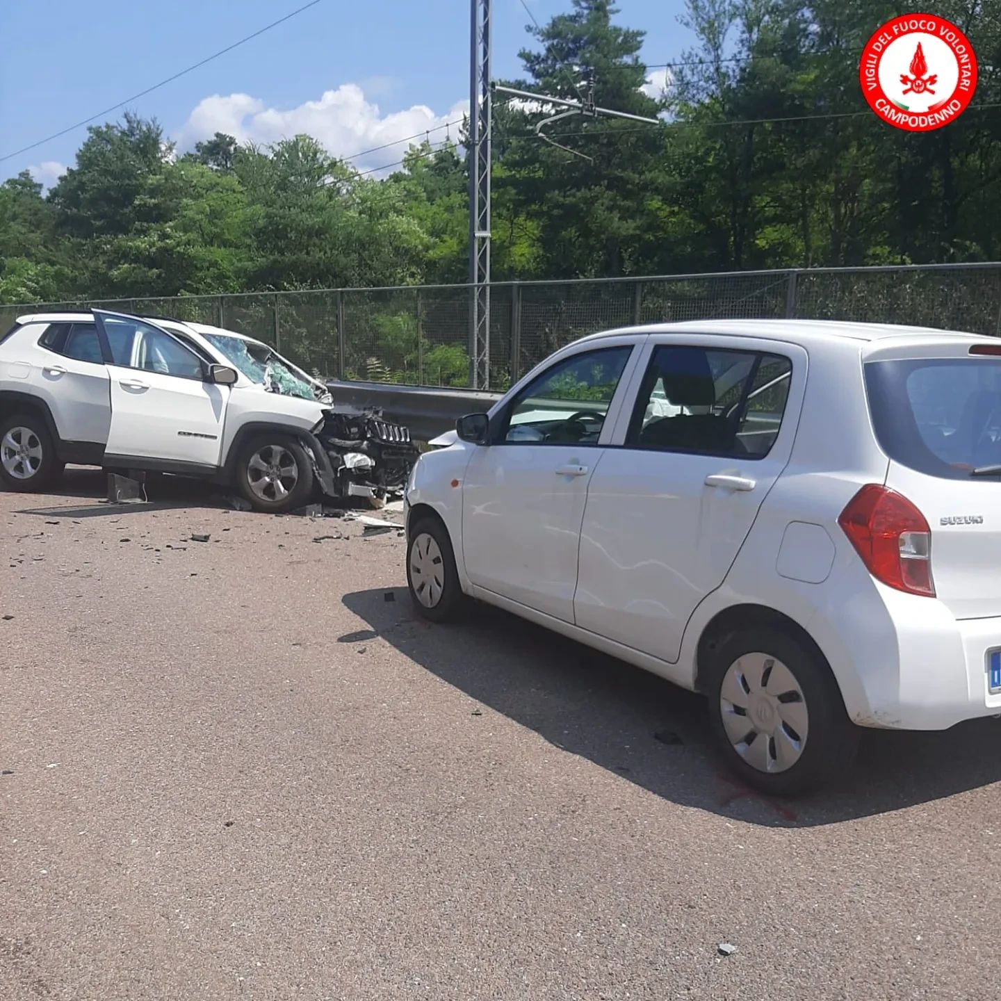 Campodenno, incidente sulla strada