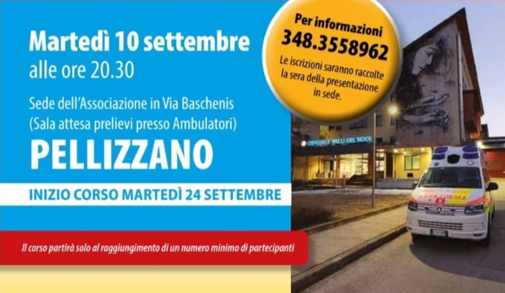 Un corso per i volontari del primo soccorso