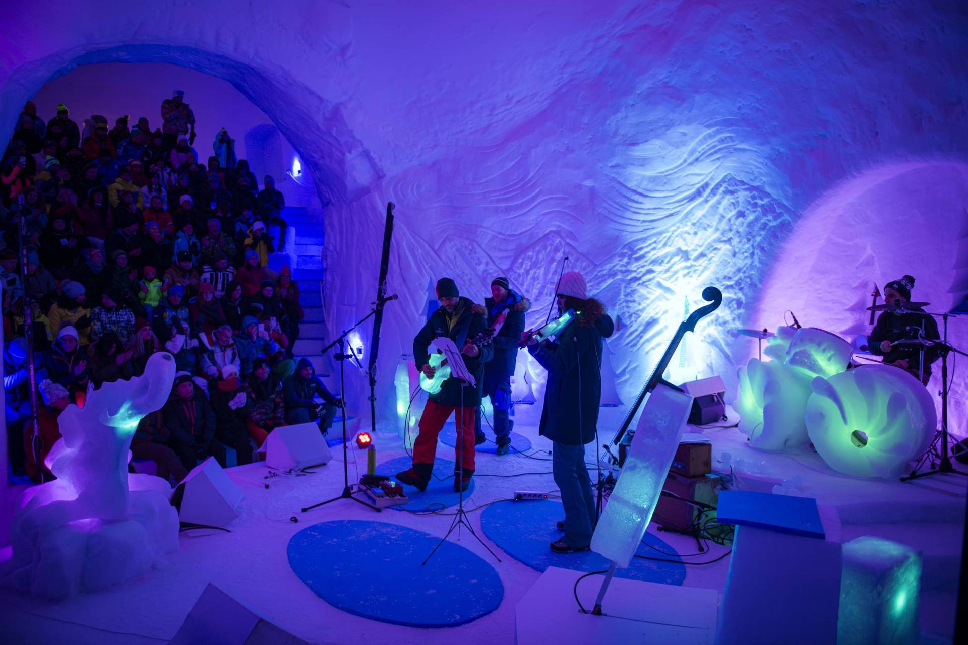 Filippo Graziani e Morgan ai concerti di ghiaccio