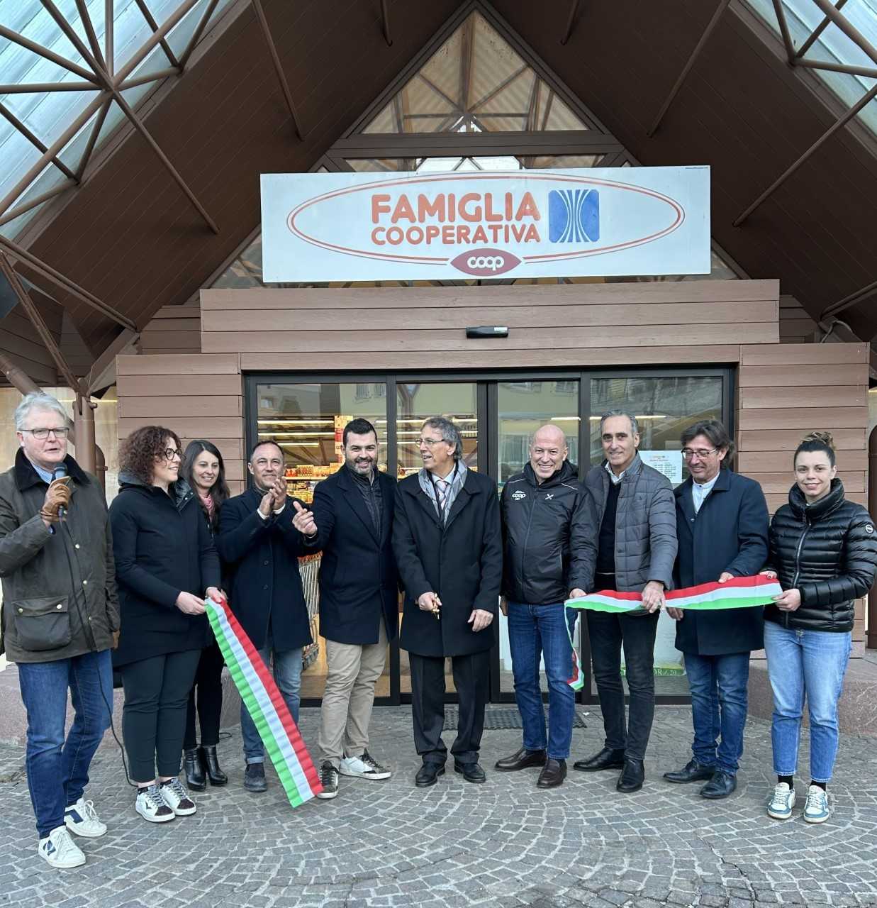 A Campodenno inaugurato il negozio della Famiglia Cooperativa Primanaunia