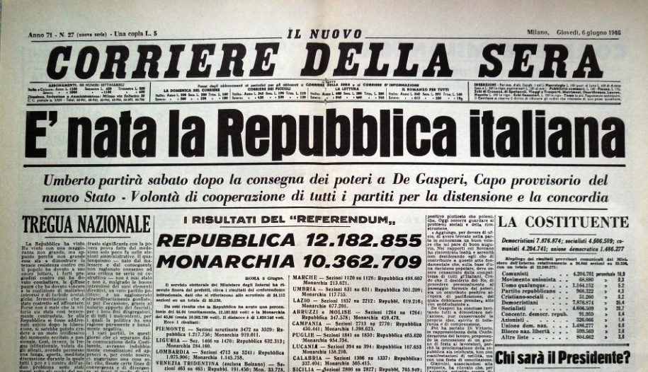 78 anni di Repubblica