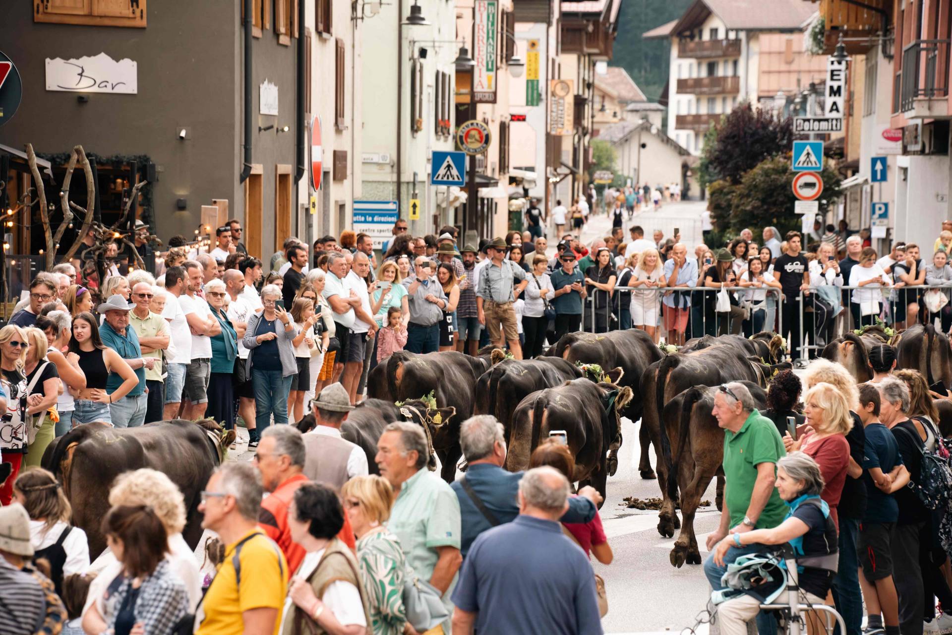 Gli allevatori celebrano il ritorno dagli alpeggi