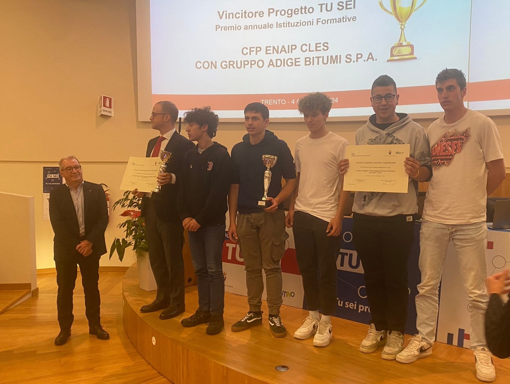 Cfp di Cles e Ossana premiati