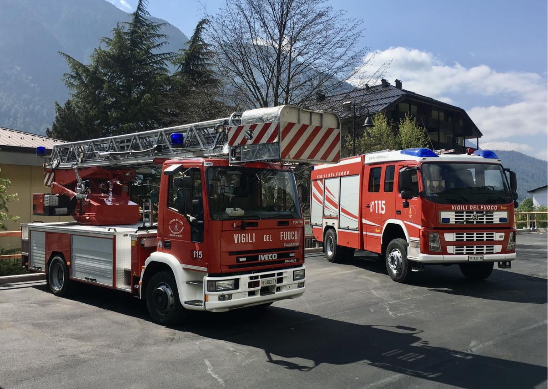 A fuoco il magazzino comunale di Ossana