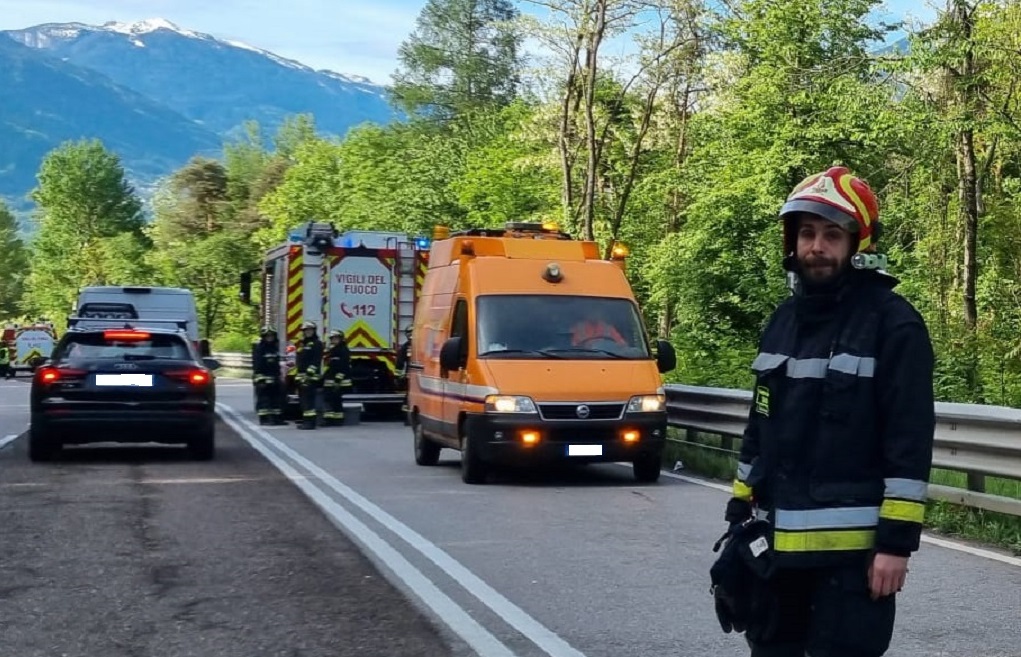 Incidente al Sabino, un ferito