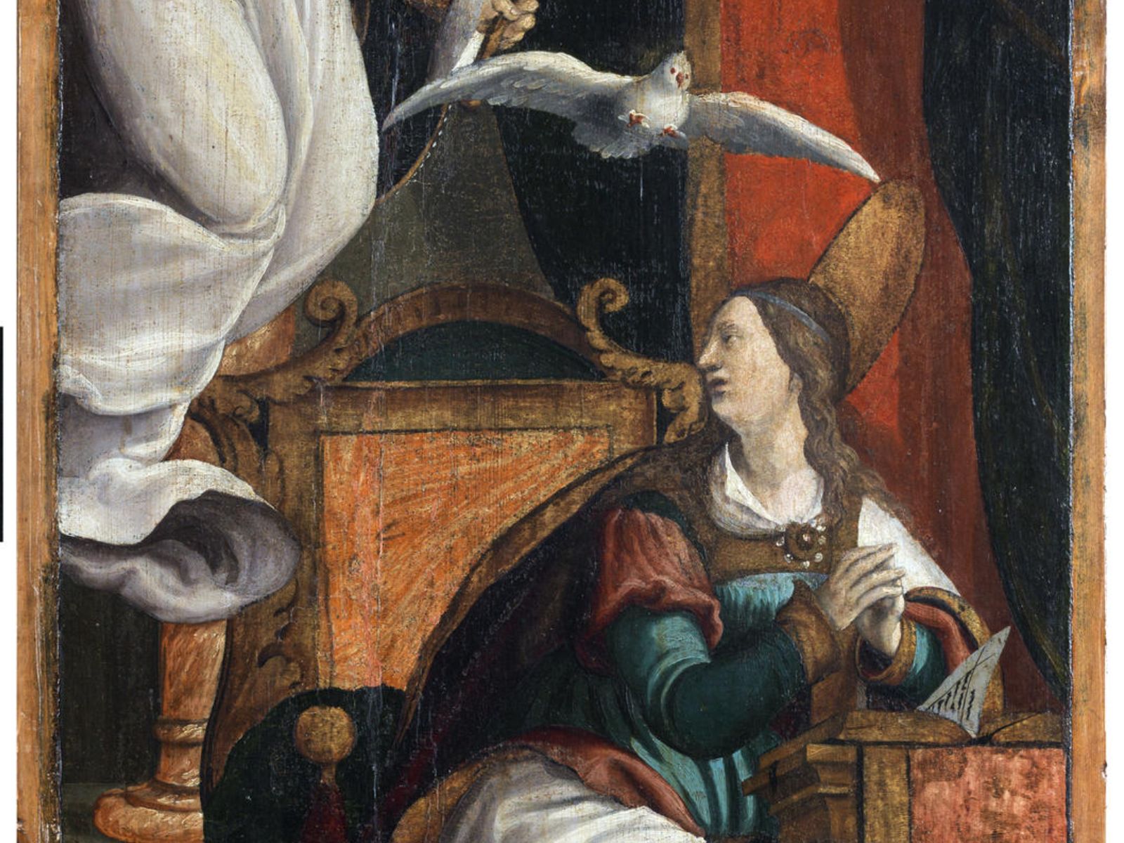 L’Annunciazione di Riemenschneider si presenta