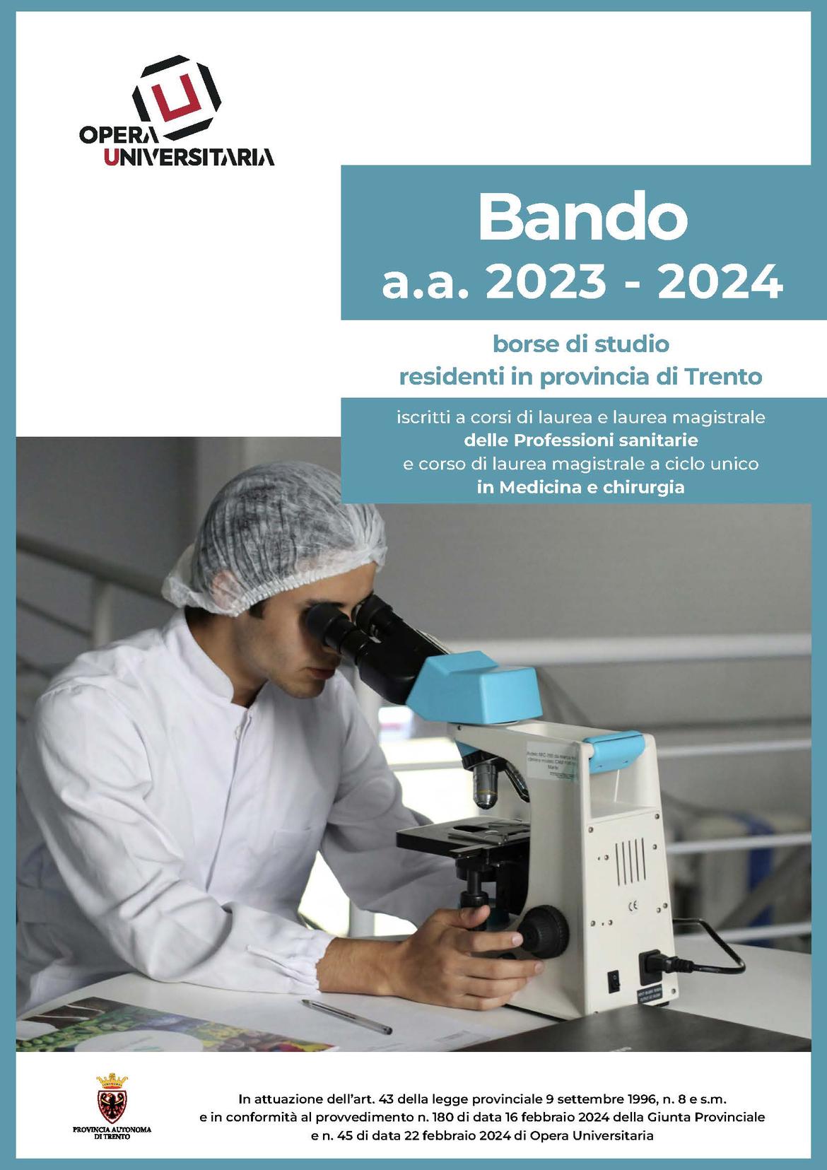 Professioni sanitarie e in Medicina e Chirurgia: approvate le borse di studio