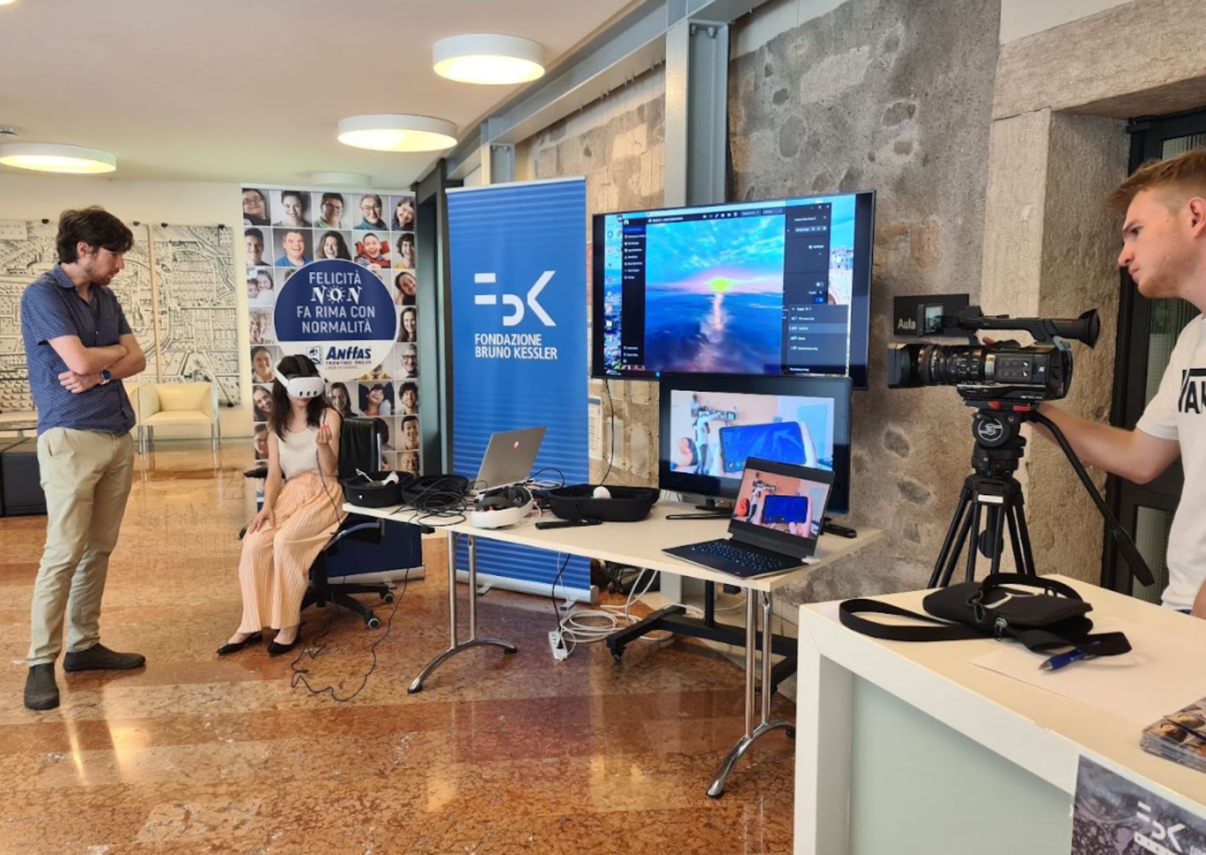 Anffass Trentino e Fbk insieme: la tecnologia per migliorare la qualità  della vita di persone con disabilità 