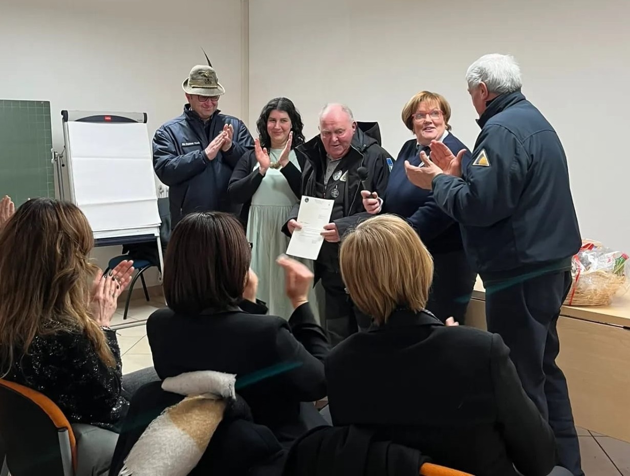 L"assemblea dei Nu.Vol.A. Val di Sole ringrazia Guerrino Matteotti
